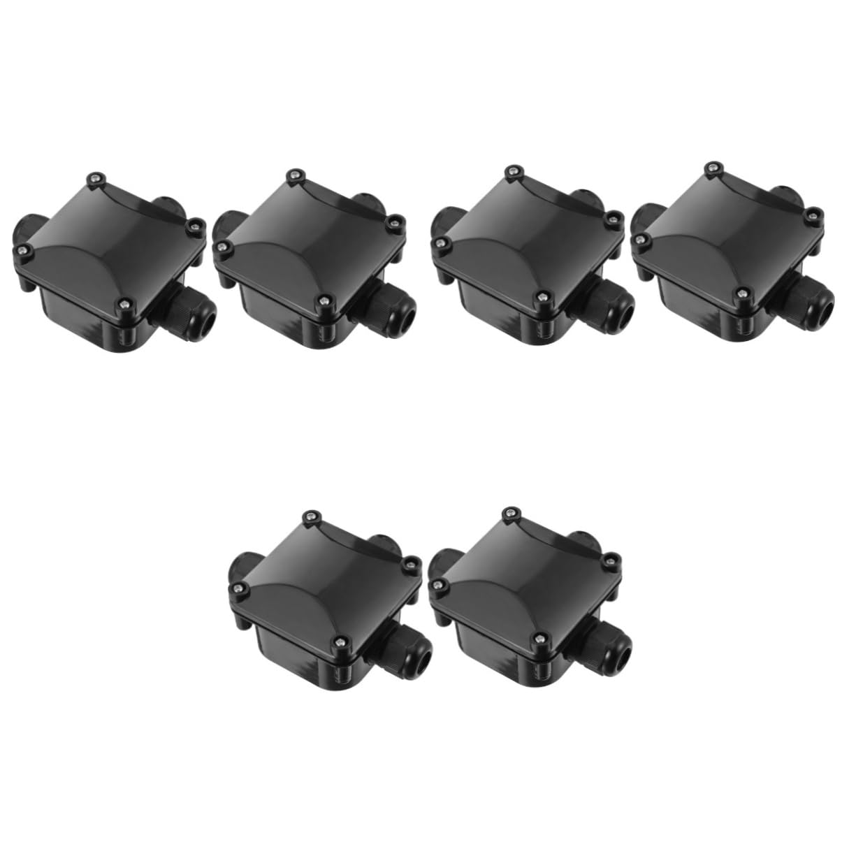 MAGICLULU 3 Series Caja De Conexiones Impermeable Protección Cajas Para Exterior Conectores Eléctricos De Alambre Impermeables Conector Eléctrico A Prueba De Agua El Plastico 2 Piezas X 3