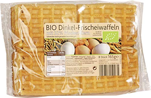 Bio Frischei Waffeln Dinkel, 165g
