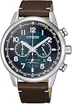 Citizen – Citizen Herren Analog Eco-Drive Uhr mit Leder Armband CA4420