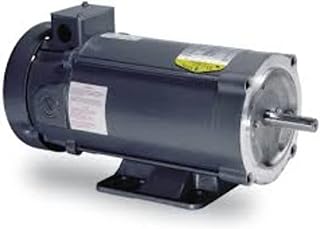 BALDOR CDP3445 56C Frame TEFC DC Motor, 1 hp, 1750 RPM, 3435P, F1, 90V Armature Voltage