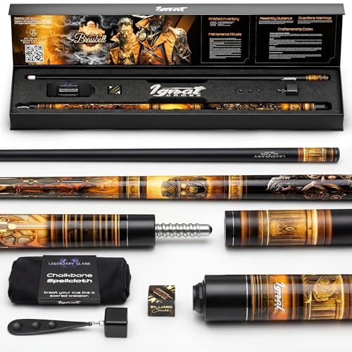 IgnatGames 2-Pieces Pool Cue Stick - 58" Canadian Maple