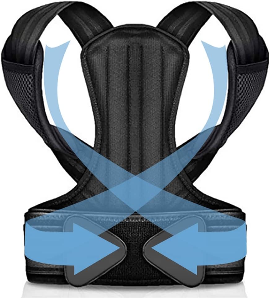 Adjustable Clavicle Corrector Men Woemen Upper Back Brace Shoulder Lumbar Support Correction