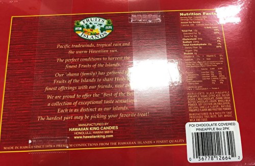 Milk Chocolate Covered Pineapple 18pieces 8oz 2pk image 3