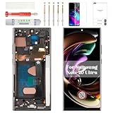 TFT for Samsung Note 20 Ultra Screen 4g for Samsung Galaxy Note 20 Ultra 5g LCD Screen Replacement Display Touch for Samsung Note 20 Ultra Digitizer with Frame Black (Without Fingerprint Function)