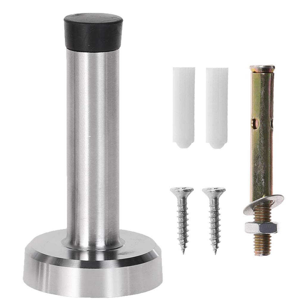 Door Stop Stopper Bumper Wall Mounted Protector Sound Dampening Stainless Steel Sound Dampening Car Mat