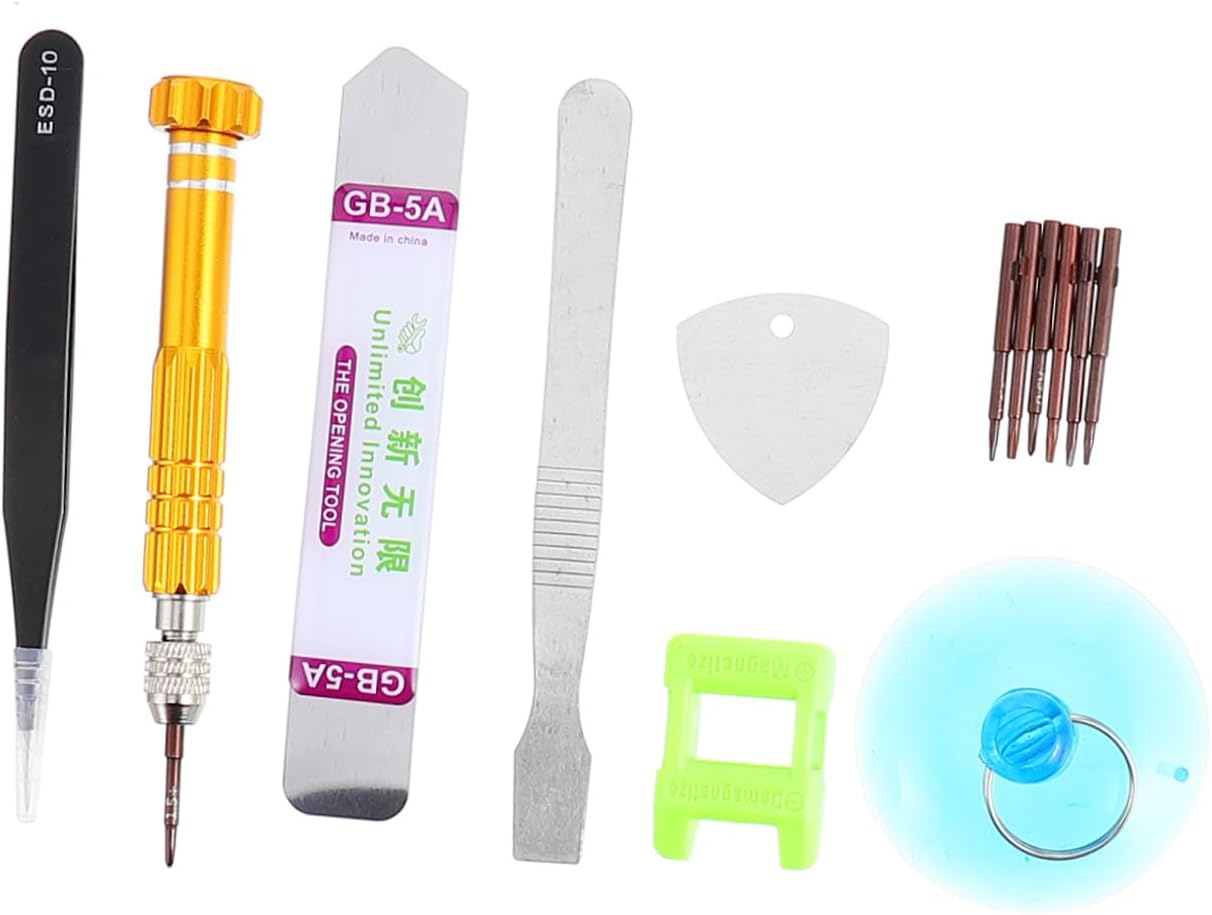 DOITOOL 13pcs Tool Kit Multi-function Spudger Screwdriver for Safe Smartphone Tablet Opening Random Color for Electronics Repair
