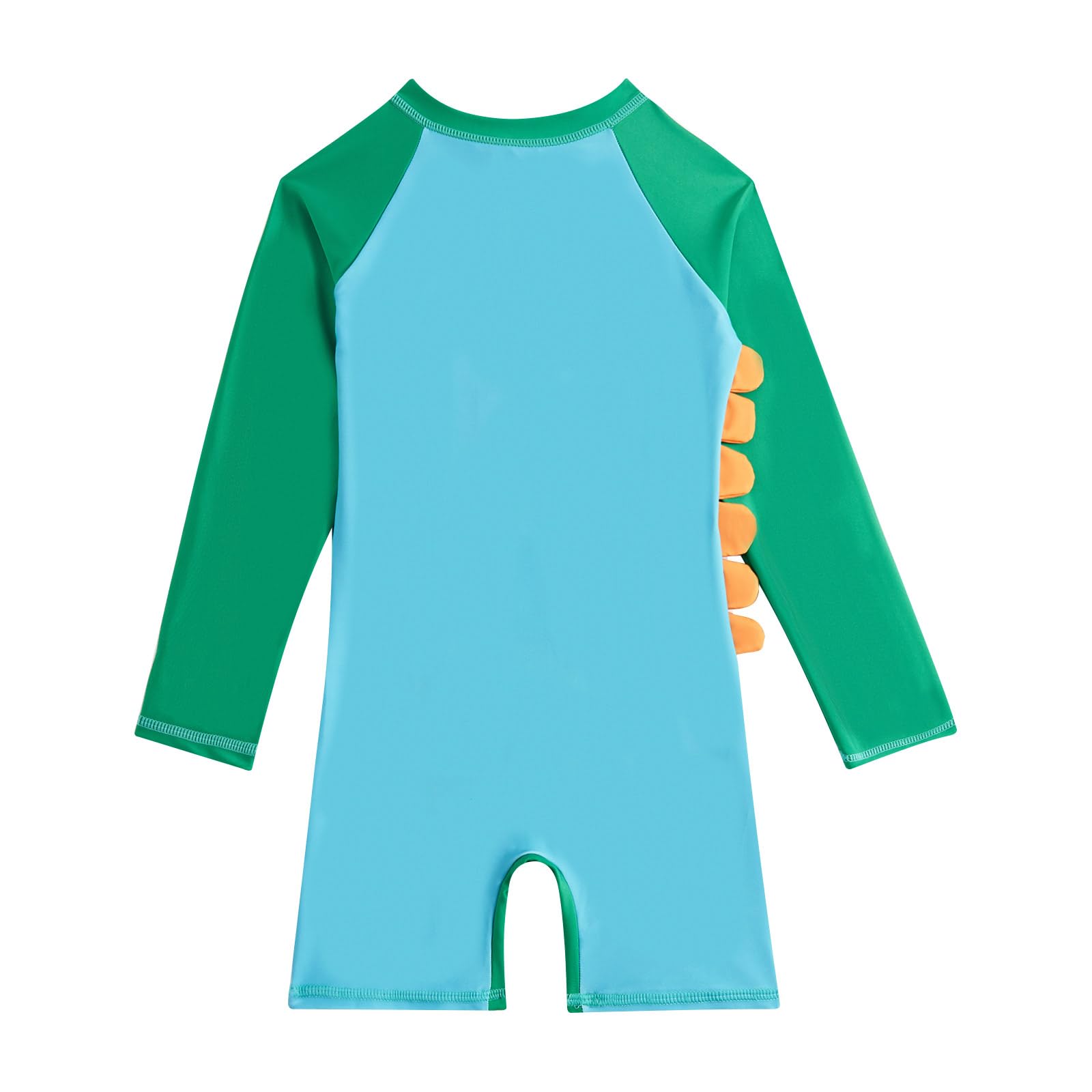 WYTbaby Costume da bagno intero a maniche lunghe, con cappello da sole, protezione UV, per bambini e bambine