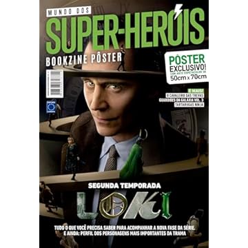 Capa do livro Superpôster Mundo dos Super-Heróis - Loki Segunda Temporada (Versão lisa, sem dobras, enviada em tubo protetor)