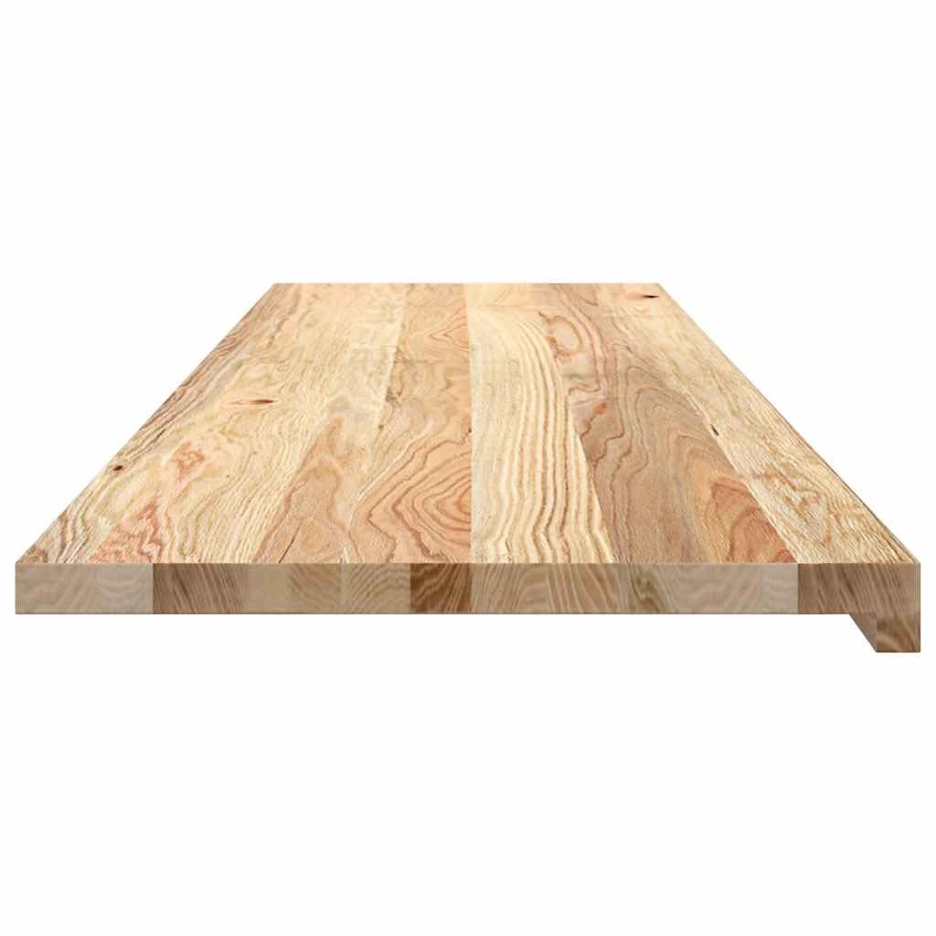 vidaXL Davanzali 2 pz Non Trattati 140x40x2cm Legno Massello di Rovere, bordo della finestra, davanzale della finestra in quercia, davanzale in legno