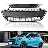 Front Grille Assembly Fits 2019 2020 Chevy Spark w/Chrome Trim