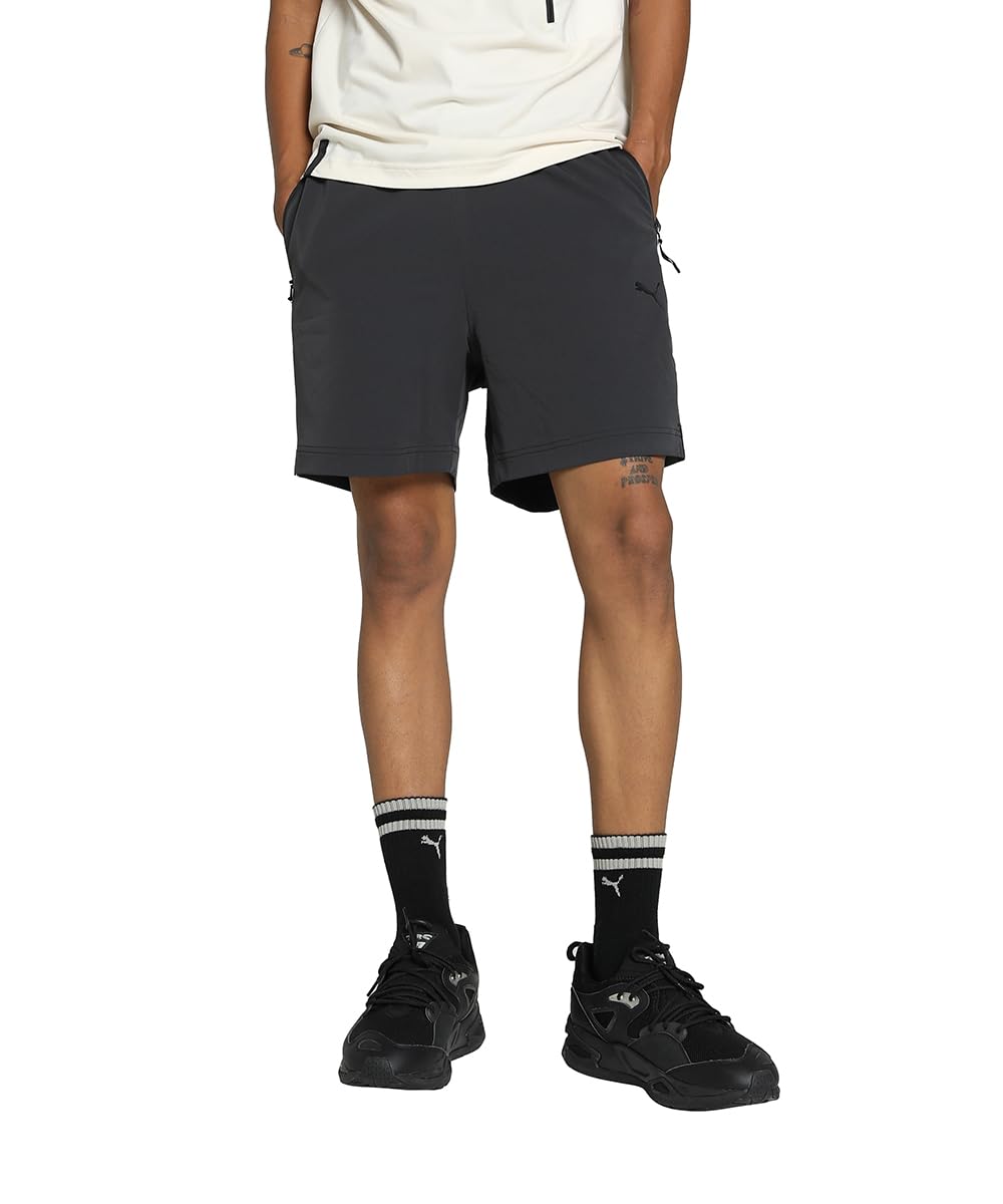 Puma Mens Pumatech Shorts 6 Jogger Shorts Puma Black L