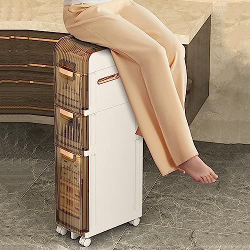 Chariot de rangement utilitaire à 4 niveaux pour petits espaces