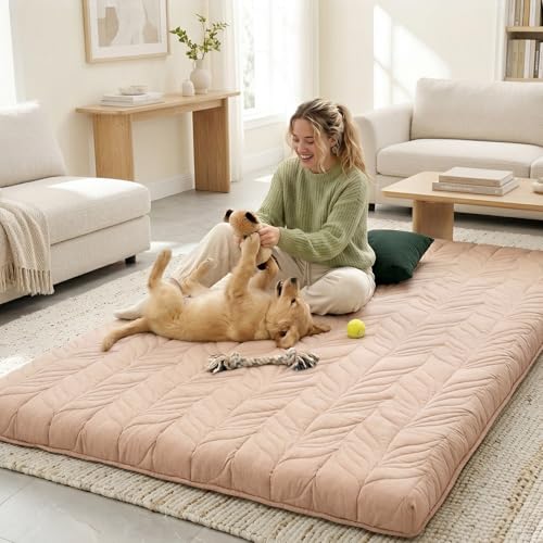 Image of ZonLi Japanese Floor Mattress Futon Mattress Queen Size, 4 inch Thicken Roll Up Tatami Mat w / 100% Cotton Washable Cover, Portable & Foldable Floor Bed Mattress for Sleeping, Dormitory, Adult Kids, Coffee