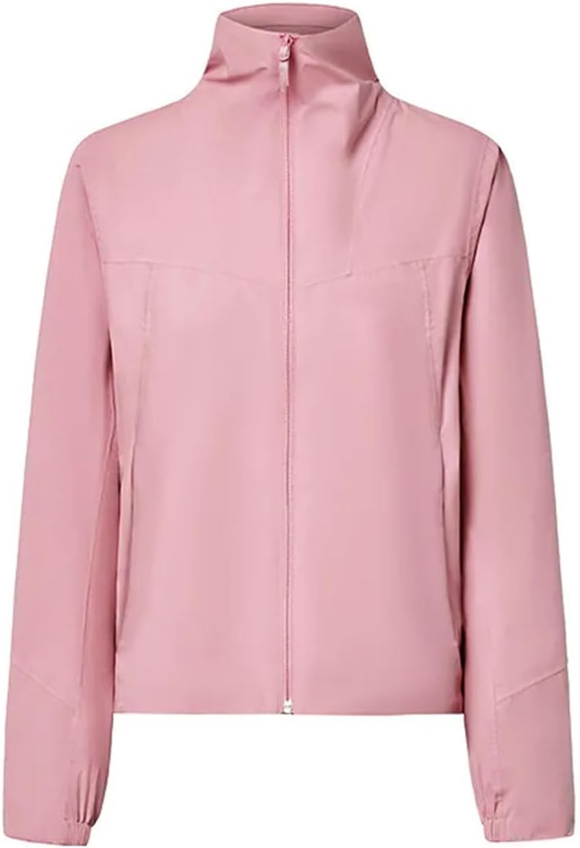 Windproof Waterproof Slim Running Jacket Outdoor Hiking Long Sleeve Mountaineering for Women