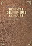  Registre d\'infirmerie scolaire: Pour infirmière suivi des entrée et sorties des consultants  Cahier de 120 pages et 1560 prises en charge.