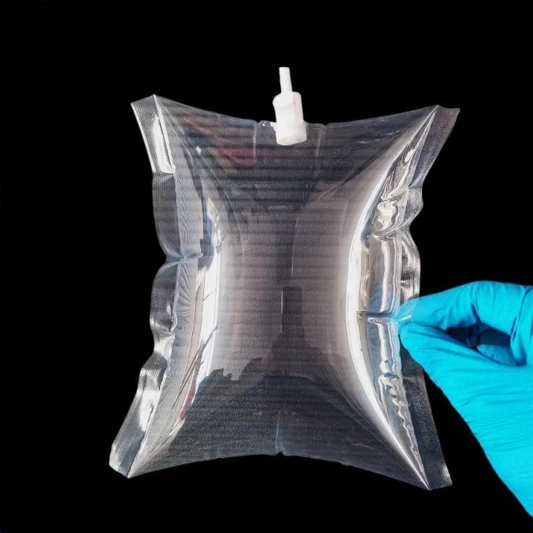 PVF Sampling Bags for Solid VOCs Detection - Single PTFE Valve, 0.5L to 10L, Pack of 20(3L)