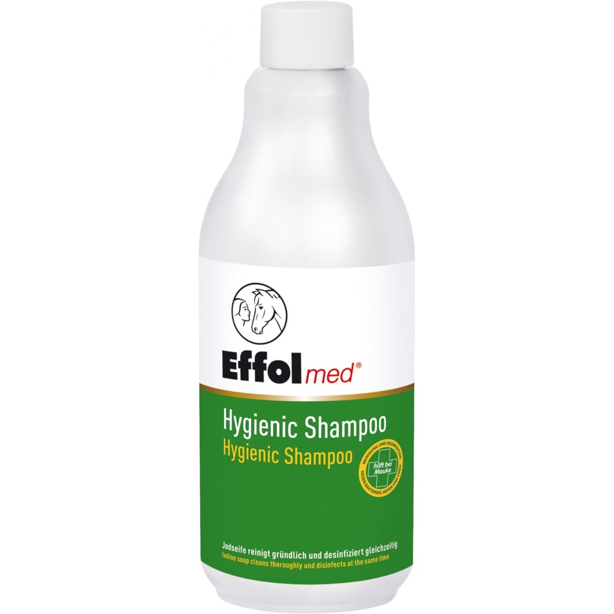 RL24 - Hygienic Shampoo | Pferdeshampoo mit PVP-Jod- Formulierung | wirksam gegen Bakterien, Pilze, Hefen & behüllte Viren | Shampoo für Pferde | Pferdepflege | 1 x 500 ml