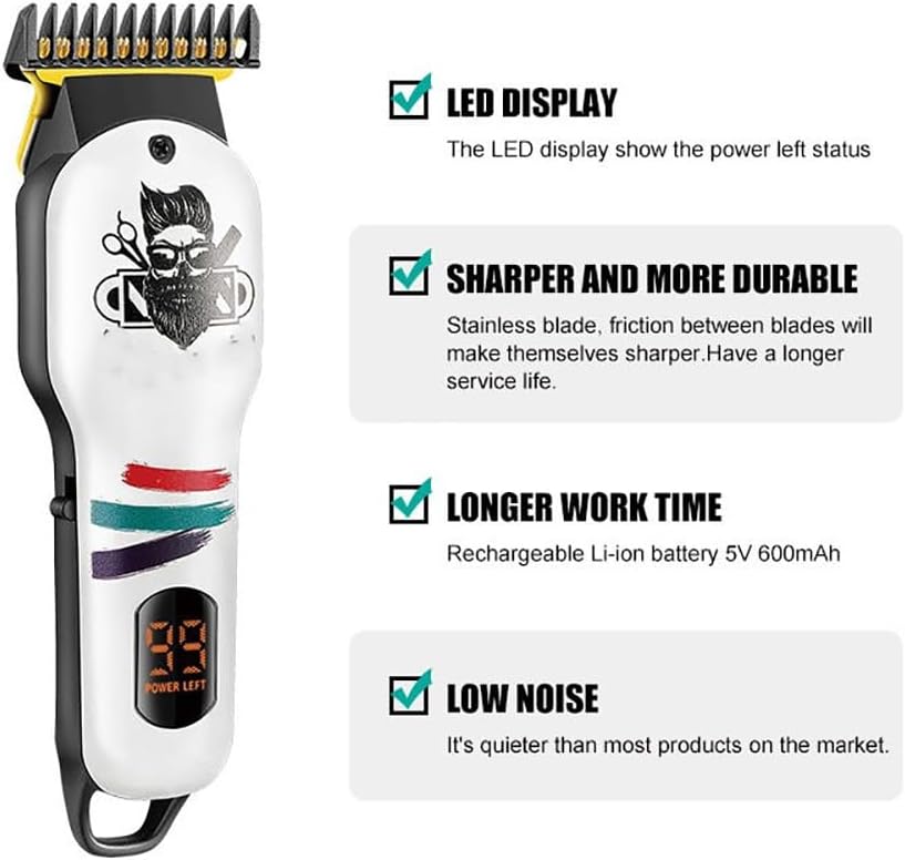 Hair for Men Men's Trimmers Beard Professional Electric Razors Clippers Hairdressers Salon