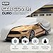 Budge Ultra Duro Car Cover, 3-Layer UV & Water Resistant Outdoor Protection, Fits Cars up to 170”, Gray, Size D-2