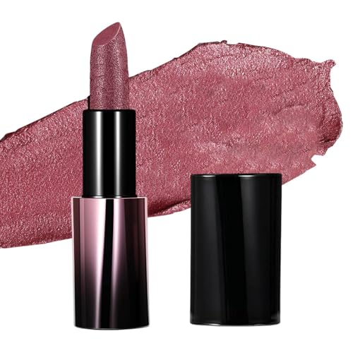 Barra De Labios Con Glitter - Brillo Labial Antimanchas,Barra de Labios con Acabado Perlado - para Mujeres Mamá Novia Fiesta Boda Diario Cita Vacaciones Reunión