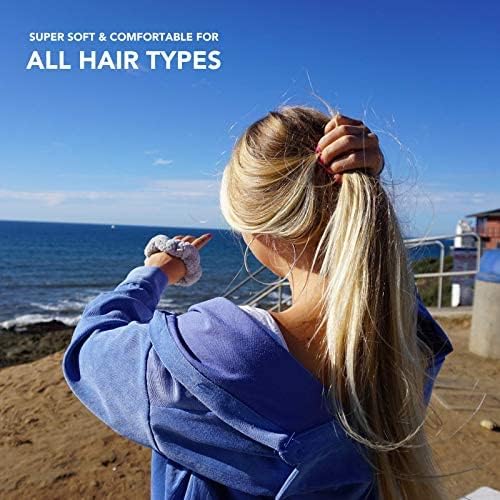 VOLO Hair Drying Scrunchie - Ultra Soft, Anti-Frizz, Breakage Free, Absorbent - 2 Pack