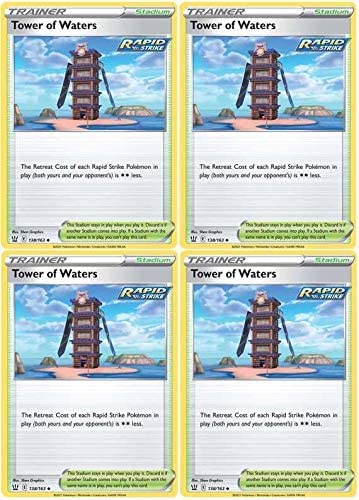 all stadium cards pokemon Amazon.com: Tower of Waters 138/163 - Battle Styles - Pokemon Trainer Stadium  Card Lot
