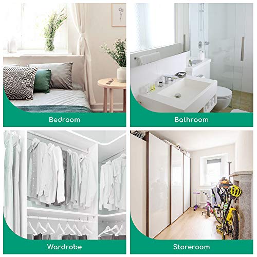 Afloia Electric Dehumidifier for Home Bathroom 70 oz ,Portable Dehumidifiers for Home 2500 Cubic Feet Space,Quiet Auto-off Deshumidificador for Kitchen,Bedroom,Basement,Bedroom,Closet
