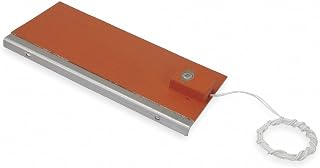 TEMPCO Silicone Rubber Enclosure Heater, Thermostat Opens 60°F, Closes 40°F, 120VAC, Watts 60, 1 Phase