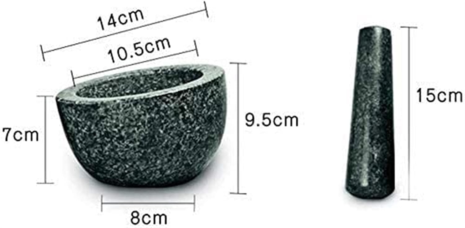 Mortar and Pestle Set, Mortar and Pestle,Crusher Bowl for Guacamole, Herbs, Spices, Garlic