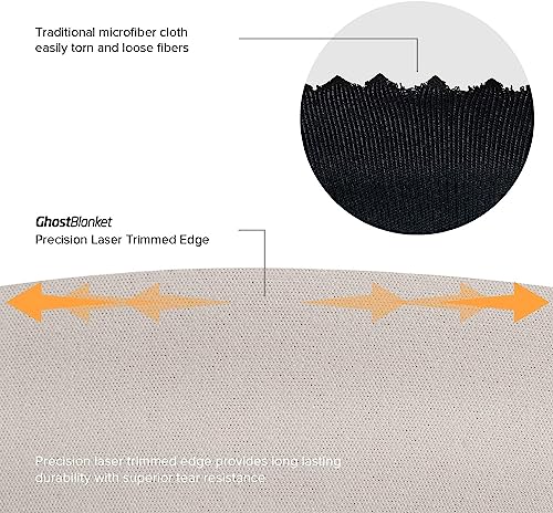 Image of UPPERCASE GhostBlanket Screen Keyboard Imprint Protection Microfiber Liner and Cleaning Cloth 15 inch Compatible with MacBook Pro 16 inch (Pack of 2)
