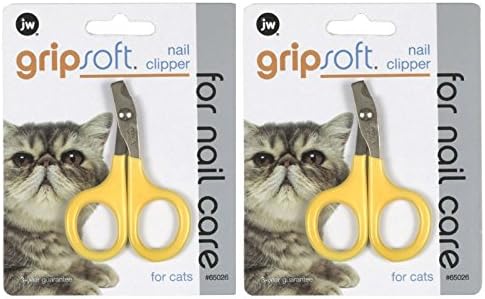 JWPet Grip Soft Cat Nail Clipper [Set of 2]