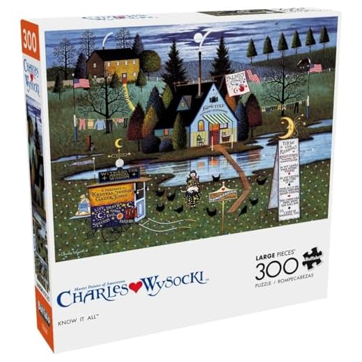 Buffalo Games - Charles Wysocki - Know It All - 300 Large Piece Jigsaw Puzzle