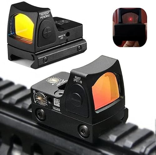 FIRECLUB Airsoft RMR style Mini Red Dot Sight Black w/Side ON/OFF switch
