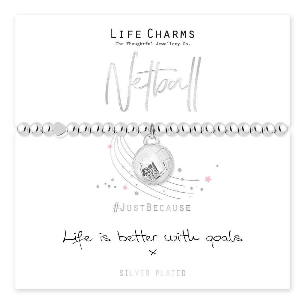 Life Charms Netball bracelet