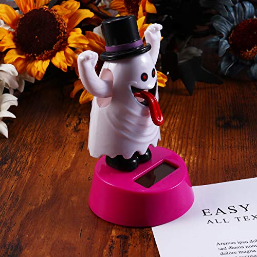 Amosfun Halloween Ghost Carro Balanço Ornamentos Boneca Balanço Presente de Dia das Bruxas
