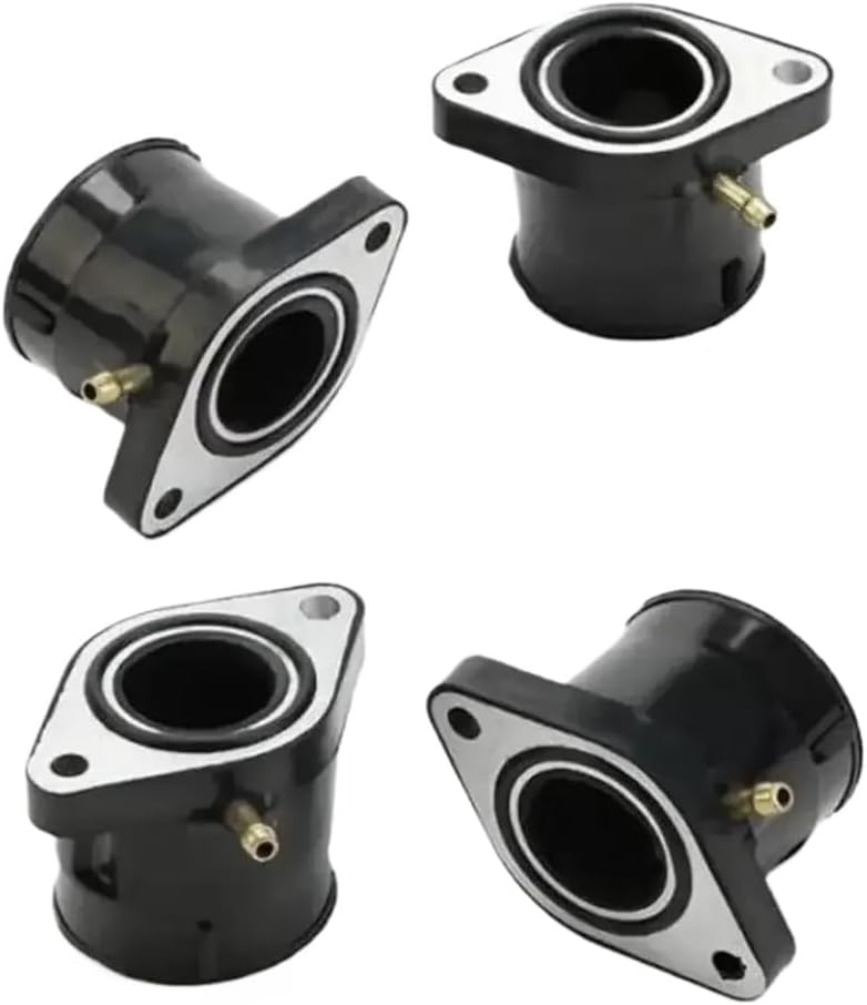 4x Carburetor Intake Boot Connector Adapter Compatible With Automotive Motorcycle Parts XJR400 XJR 400 1993 1994 1995 1996 1997 1998 1999