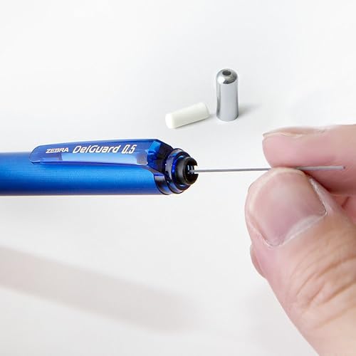 Miniatura 4 de Zebra Lápiz mecánico, Del Guard, 0.028 in, Azul (P-MAB85-BL)