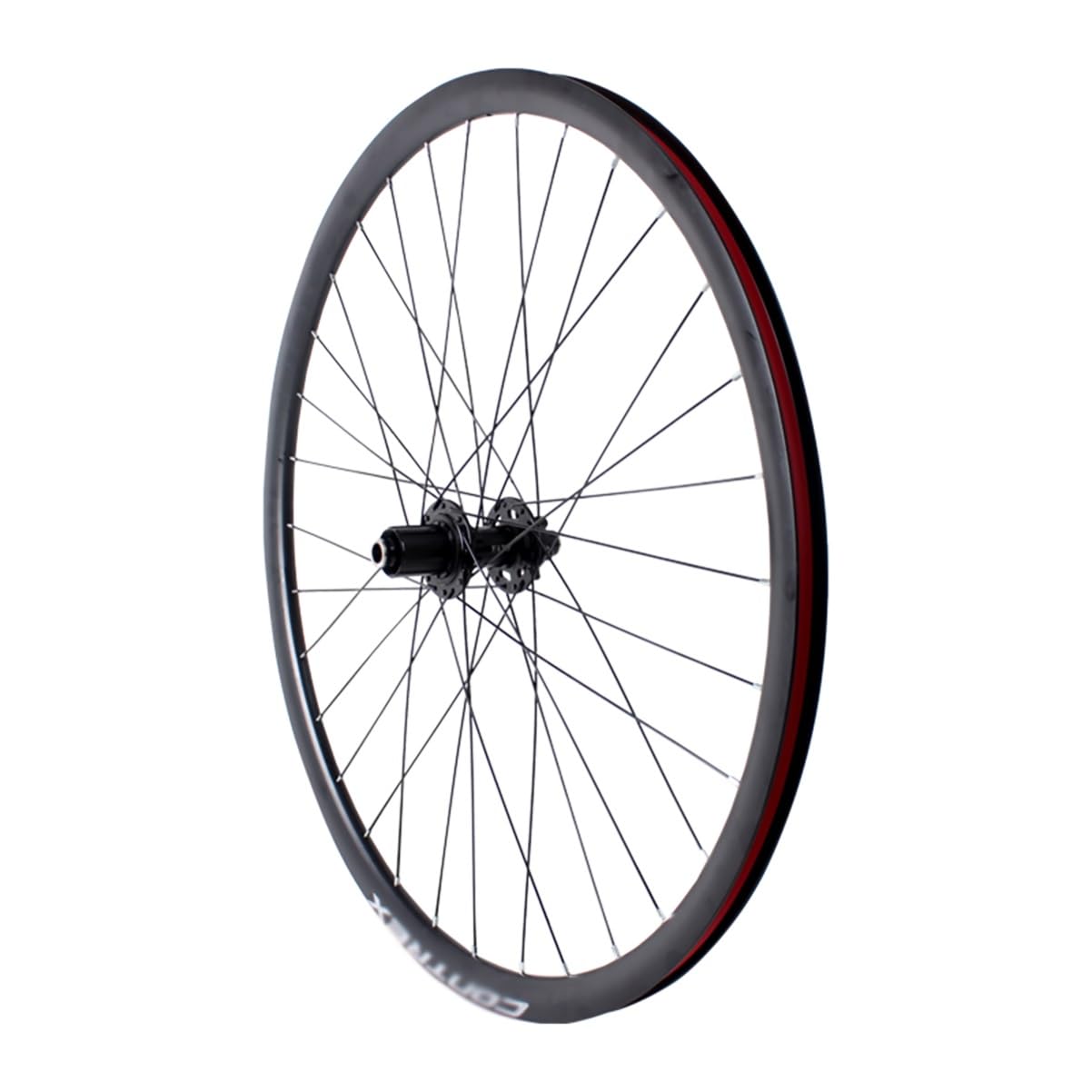 ZXGSXIOU 700C Road Bike Wheelset Aluminum Alloy Double Layer Rims Disc Brake Thru Axle 12x100MM/12x142MM Front Rear Wheels 32H Hubs For 8/9/10/11/12 Speed Cassette