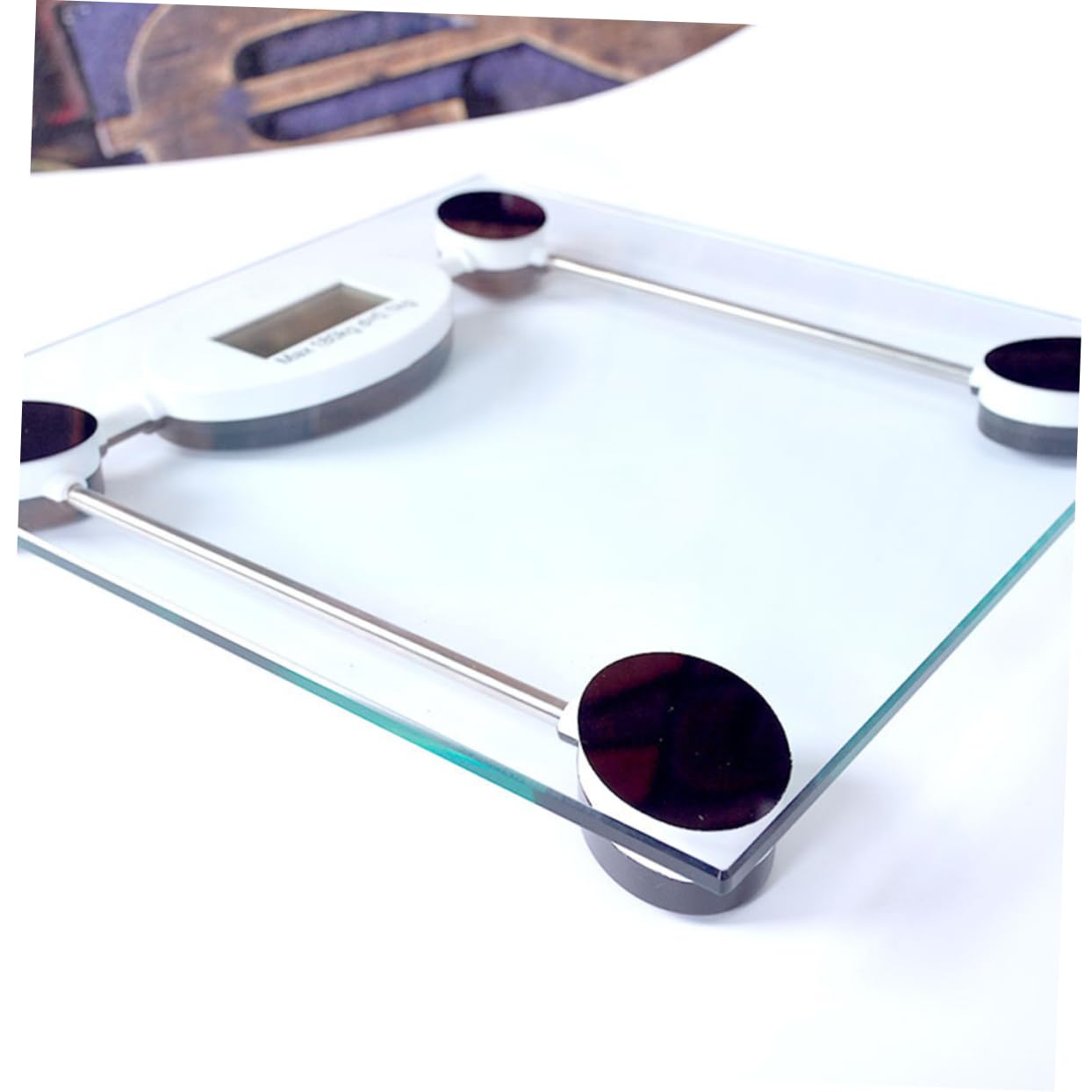 Digitalper Peso Corporeo Vetro Temperato con Display LCD Precisione Design Elegante e Portatilper Uso per Regali e