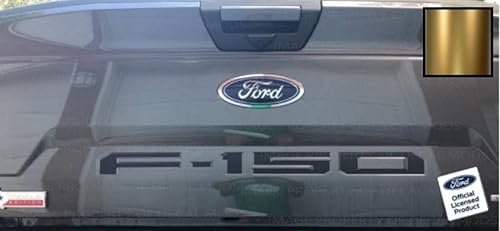 Miniatura 3 de Decal Mods Calcomanías para portón trasero (delgadas) (delgadas) kit de letras insertadas para Ford F150 (2018 - 2020) (bandera estadounidense -