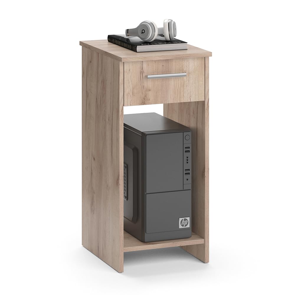 Vicco Armadio per PC Odin, Sonoma, 35.1 x 45 cm, adatto per la conservazione di PC e accessori