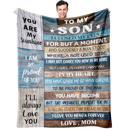 puekrtoa Geschenke für Sohn, Sohn, Geschenke von Mutter, Erwachsenen-Sohn, Geburtstagsgeschenke, Abschlussfeier, Hochzeitsgeschenke für Sohn von der Mutter, Geschenke für den erwachsenen Sohn, an