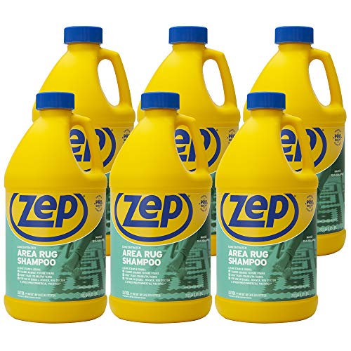 Zep Concentrated Area Rug Shampoo 64 ounce (Case of 6) Pro Strength Stain