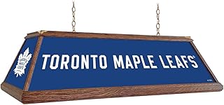 The Fan Brands NHL Toronto Maple Leafs: Premium Wood Pool Table Light - Sports Team Bar Sign Décor - Home Man Cave, Party Decoration - Made On Demand