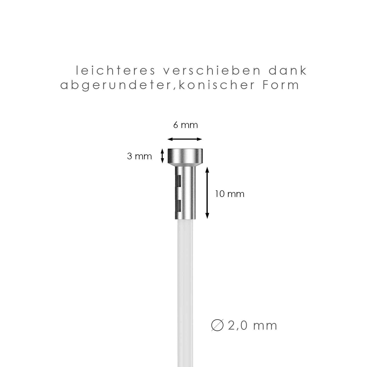 8 Meter Bilderschienen - Select - Komplett Set in Silber von Hang-it