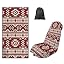 Red-Aztec Geometric Print