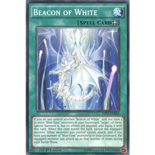YuGiOh: SHVI-EN060 1st ed Beacon of White Common