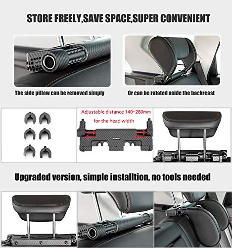 Almohada lateral ajustable para reposacabezas de auto miniatura 5