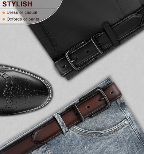 Image of Stretch Belt Men,Bulliant Mens Woven Stretch Braided Belt 1 3 /8
