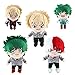 fangzhuo Kuscheltier 20cm 5pcs / Set My Hero Academia Midoriya Todoroki Shoto Weiches Plüsch Cartoon Puppenspielzeug Lovely Boy Stofftier